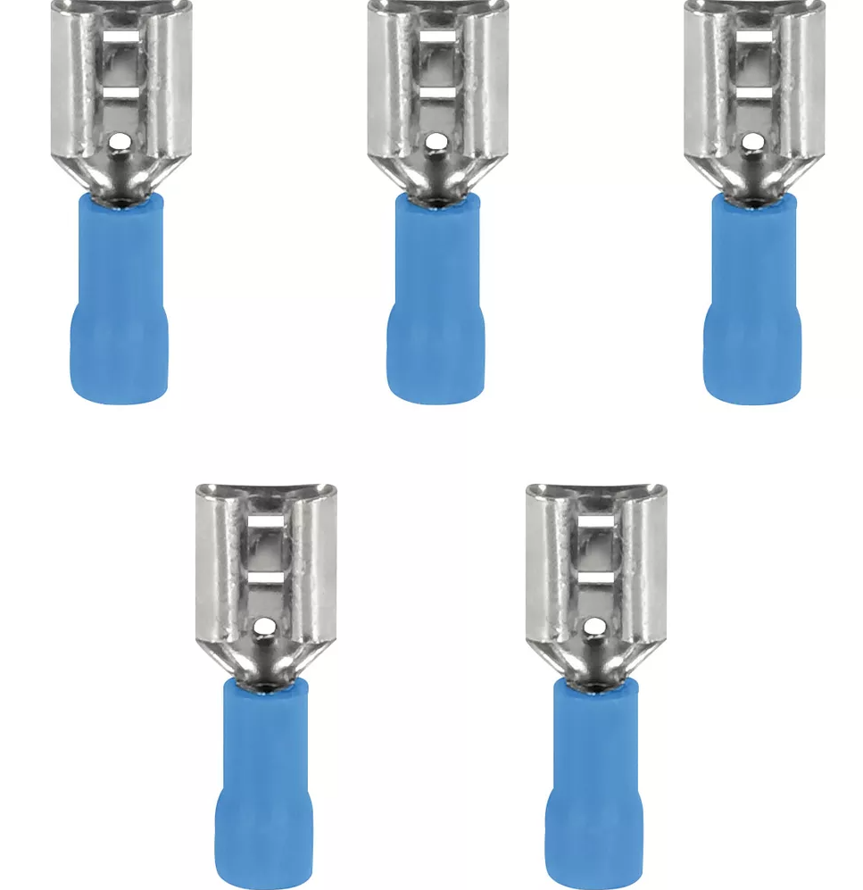Flachsteckhülse 6.3mm / 5er