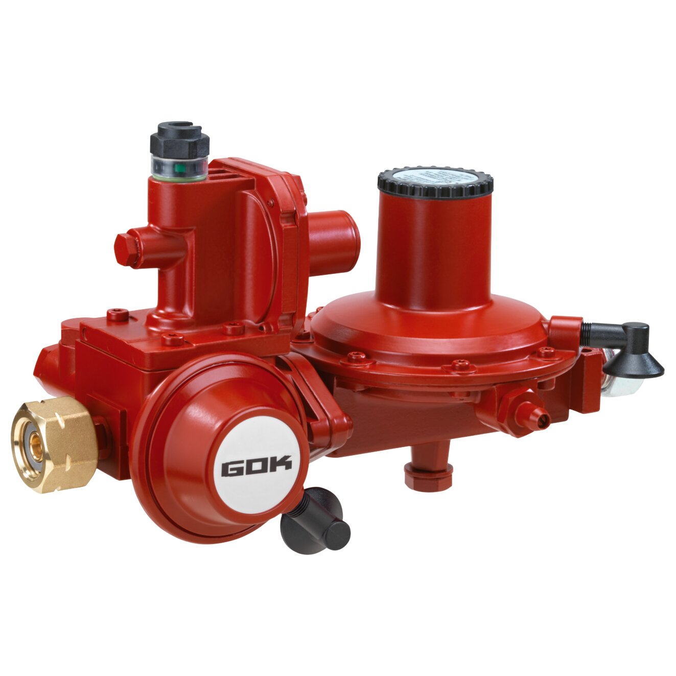 GOK Gasregler BHK052, 12 kg/h GF x RVS15 OPSO PRV