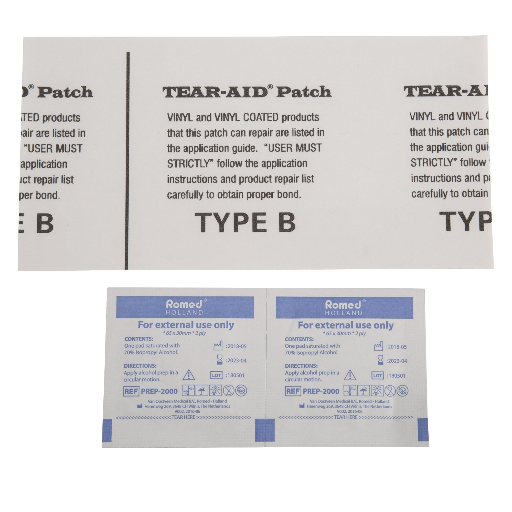 Reparaturset Tear-Aid Set B
