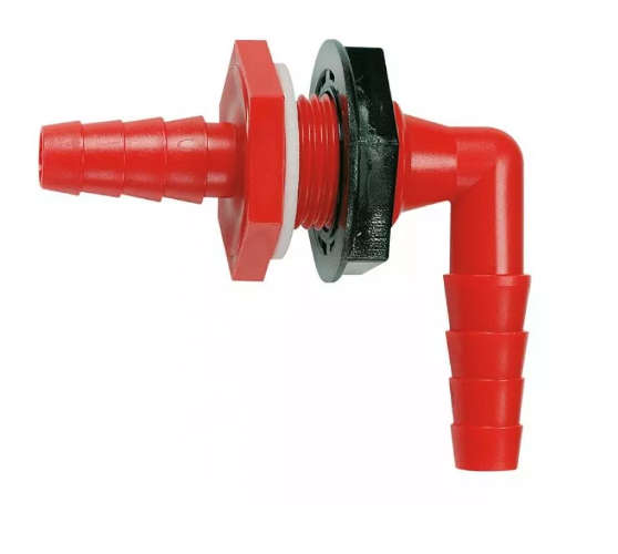 Lilie Tankdurchführung 90°