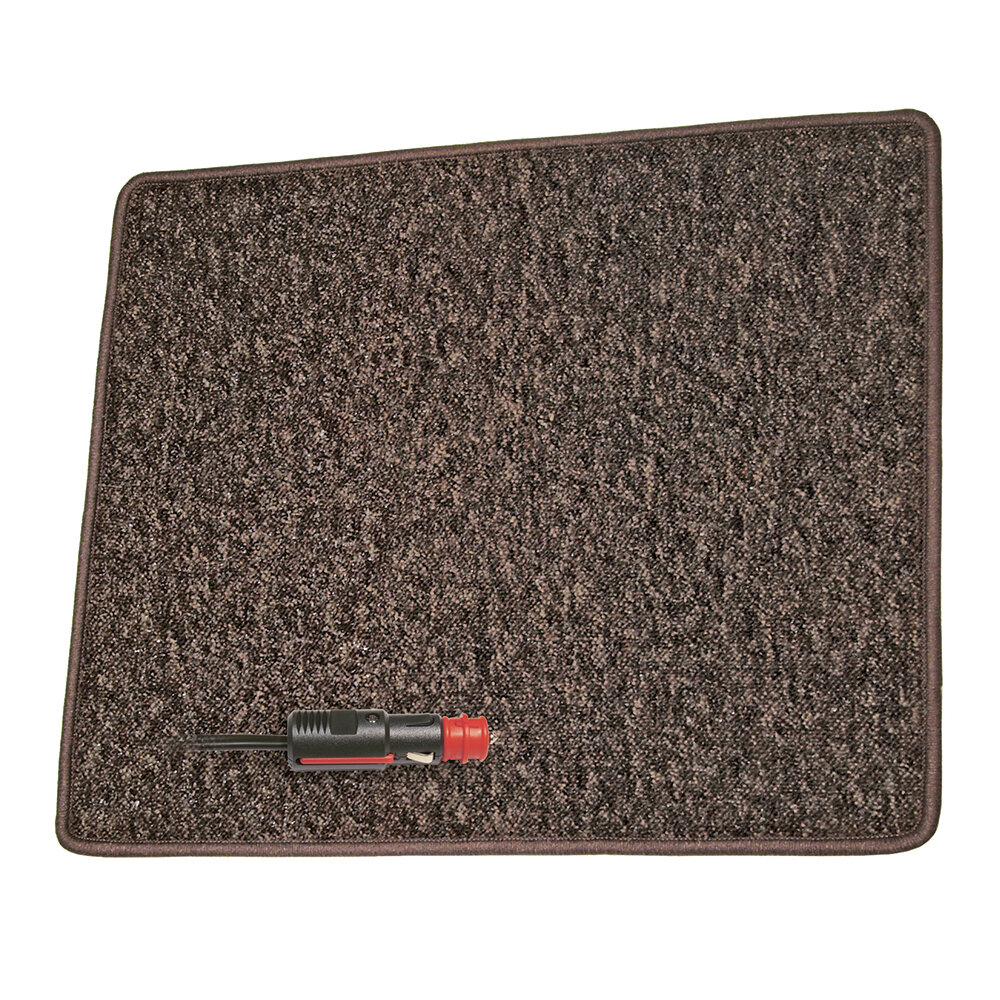 Pro Car Heizteppich 12 V/40 x 60 cm, dunkelbraun