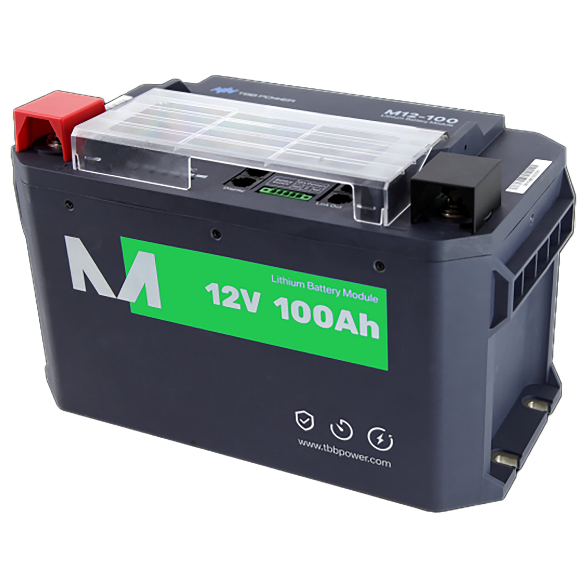 TBB Power Lithium Batterie M12-100/P mit Heizung LiFePO4