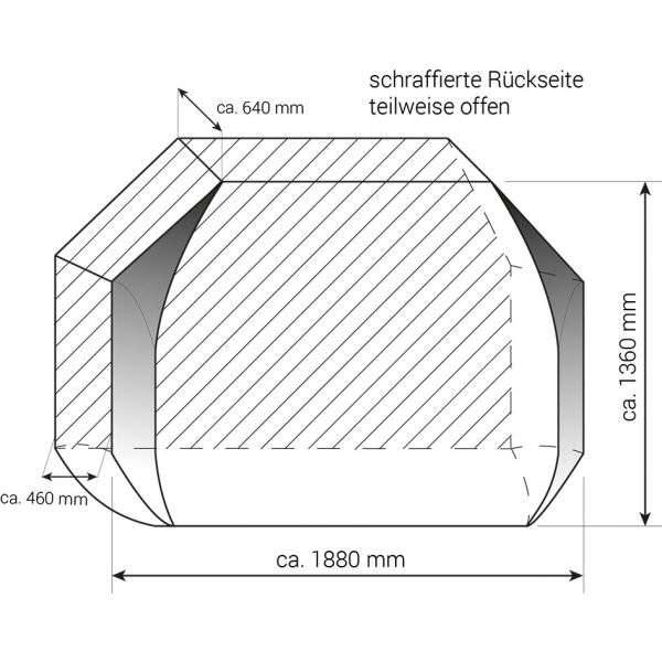 Hindermann Fahrradschutzhülle Basic Zwoo/ max.  3 Räder