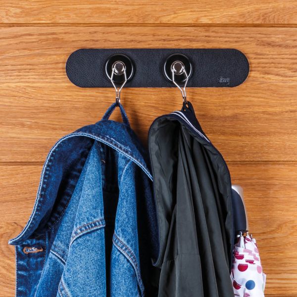 Silwy Metallleiste mit Ledercoating 25x5cm 