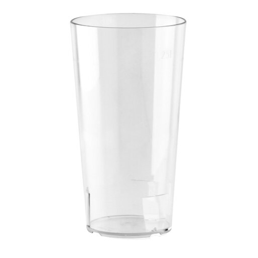 Waca Premium-Campinggläser aus PC/SAN – glasklar, Trinkglas, 500 ml