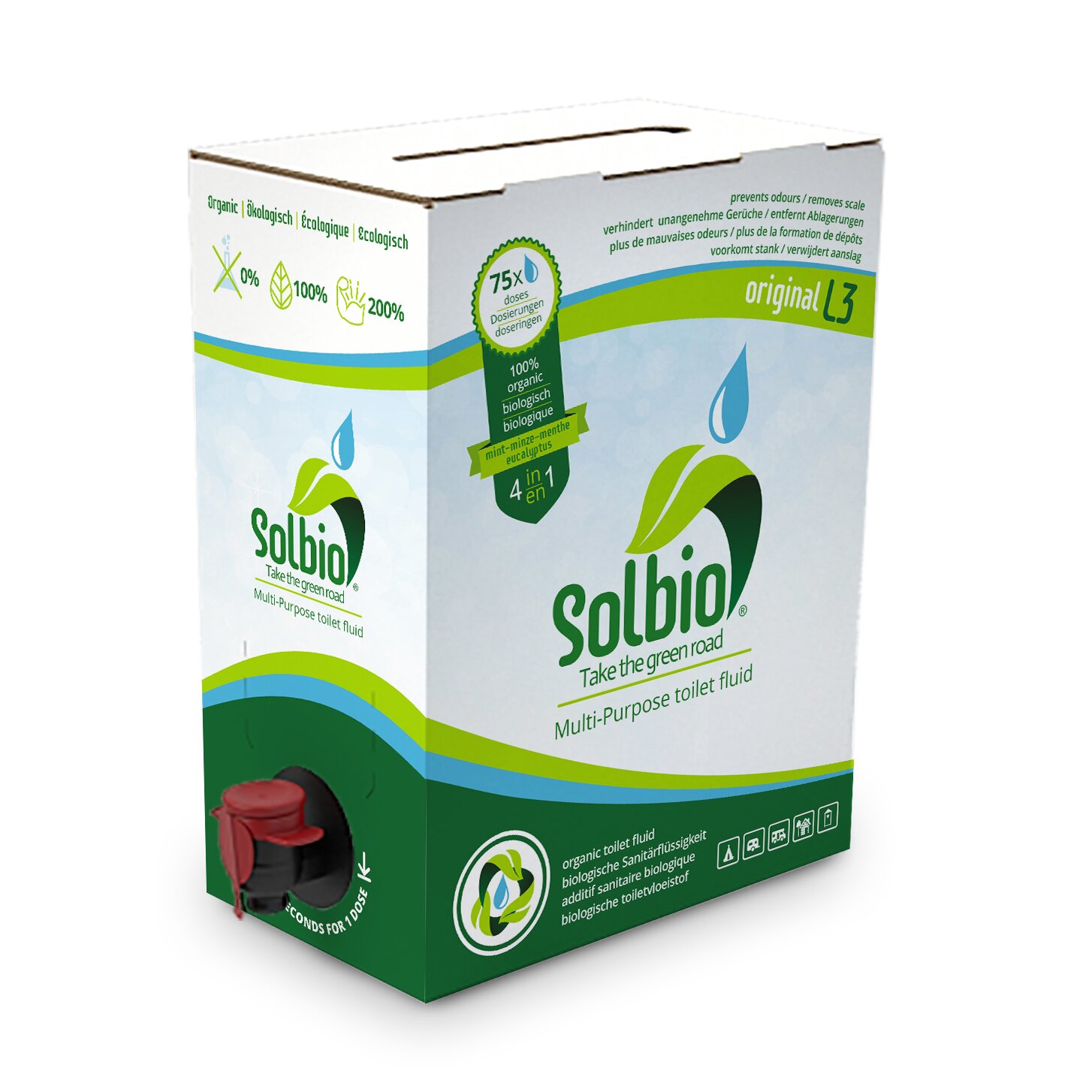 Solbio Toilettenzusatz 4 in 1