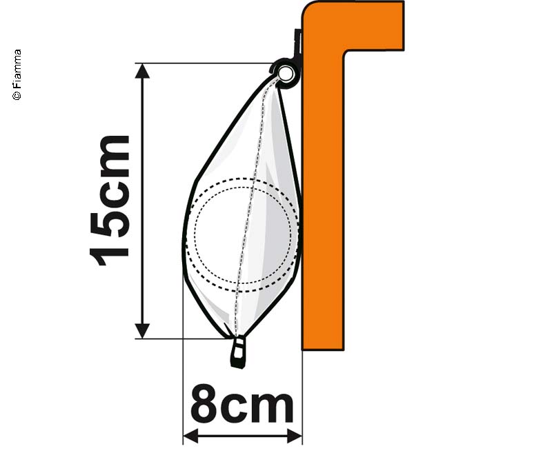 Fiamma Sackmarkise Caravanstore 440XL / 4.4m
