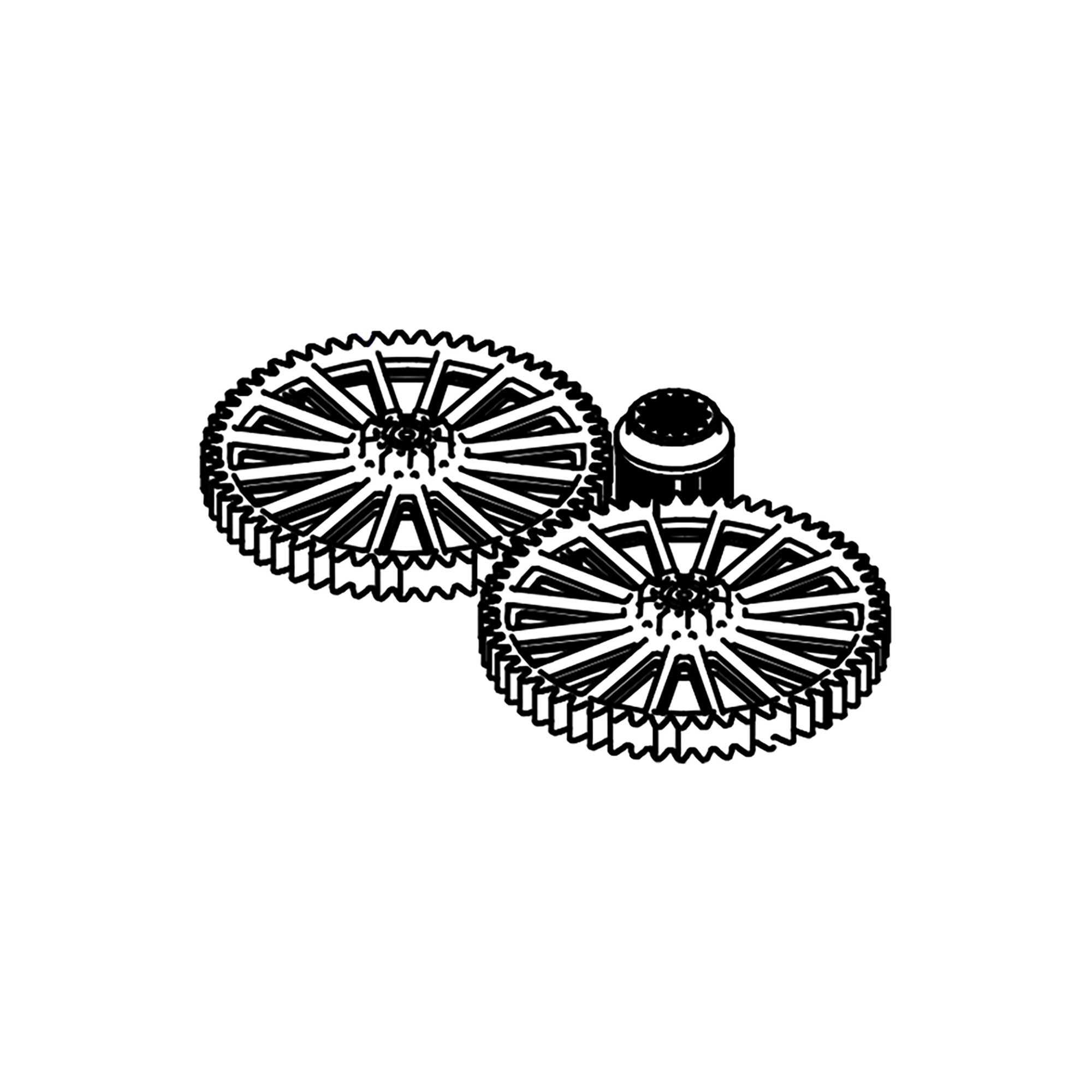 Thule Satz Zahnräder und Achse für Motor Thule Slide-Out G2