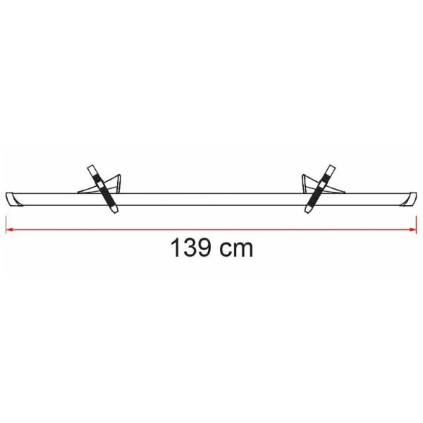 Fiamma Fahrradschiene Rail Premium XL 139cm