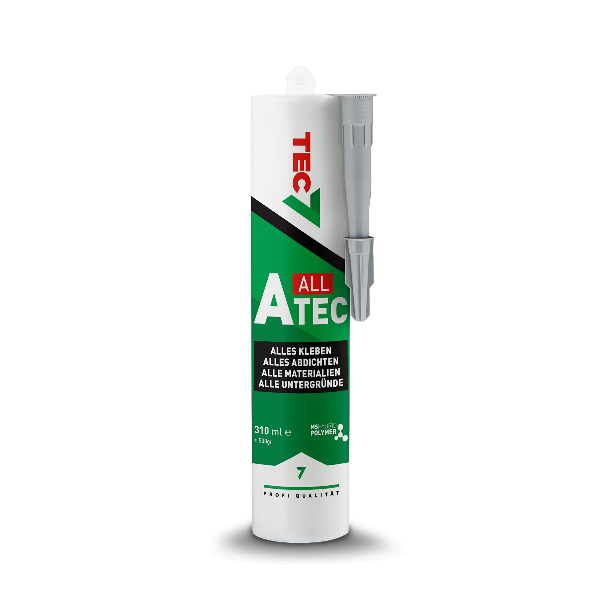 Klebstoff- und Dichtmittel ATEC, grau, 310 ml