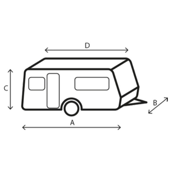Brunner Schutzhülle Caravan 6M 450-500cm
