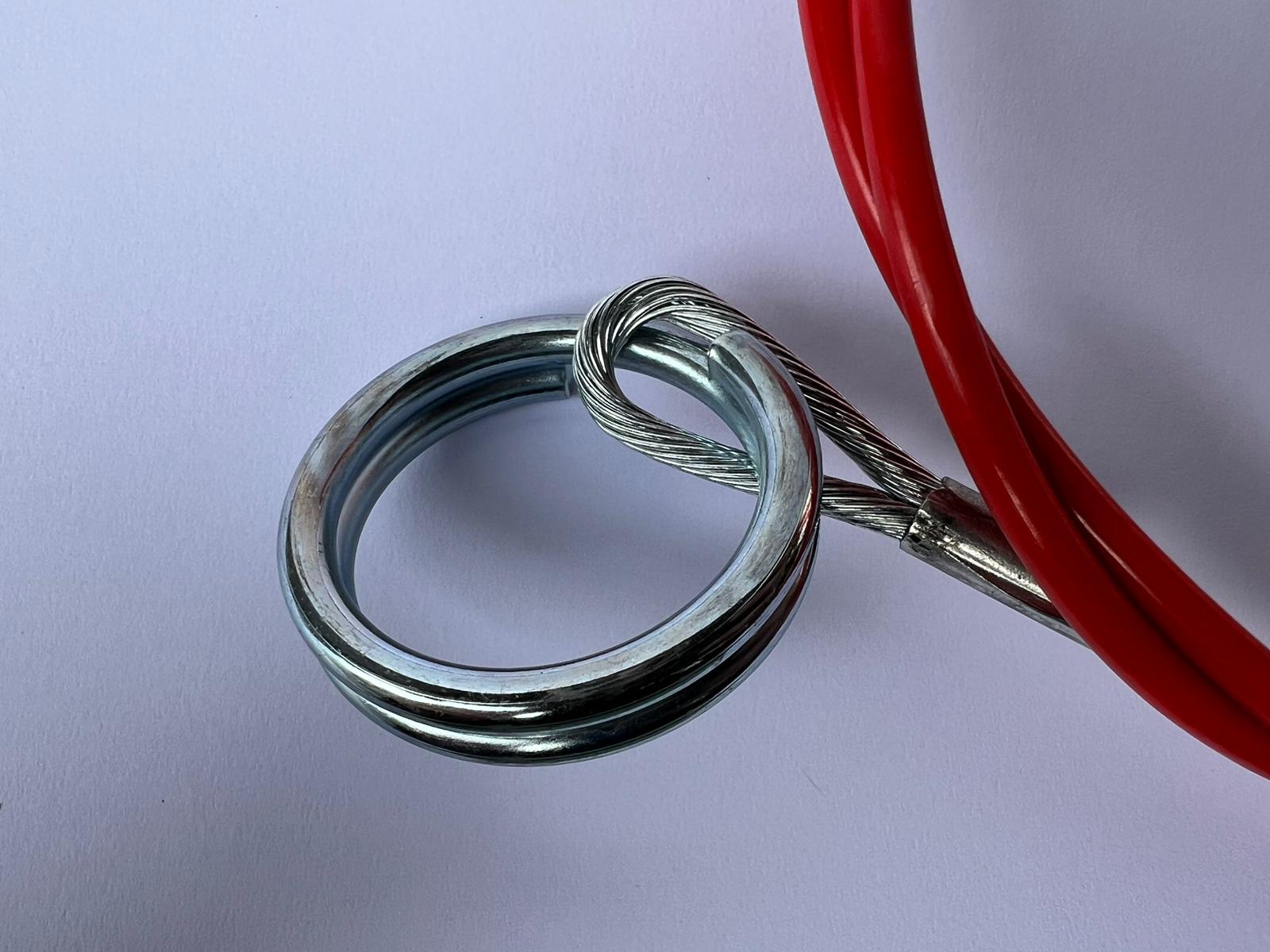  Abreissseil 950mm mit Karabiner + Ring