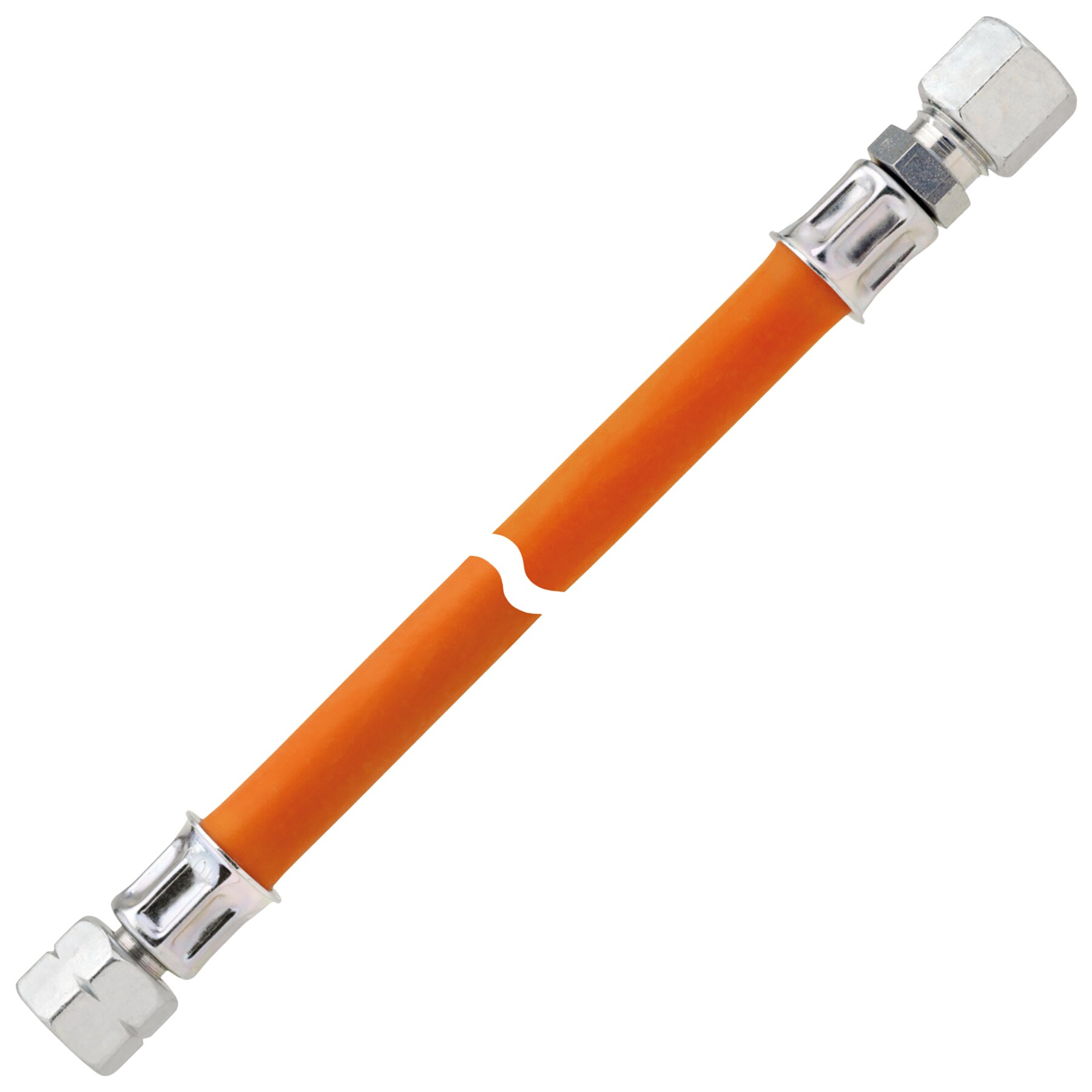 GOK Gas-Mitteldruckschlauchleitung 10 bar mit KST G 1/4 LH-ÜM x RVS 10 x 400