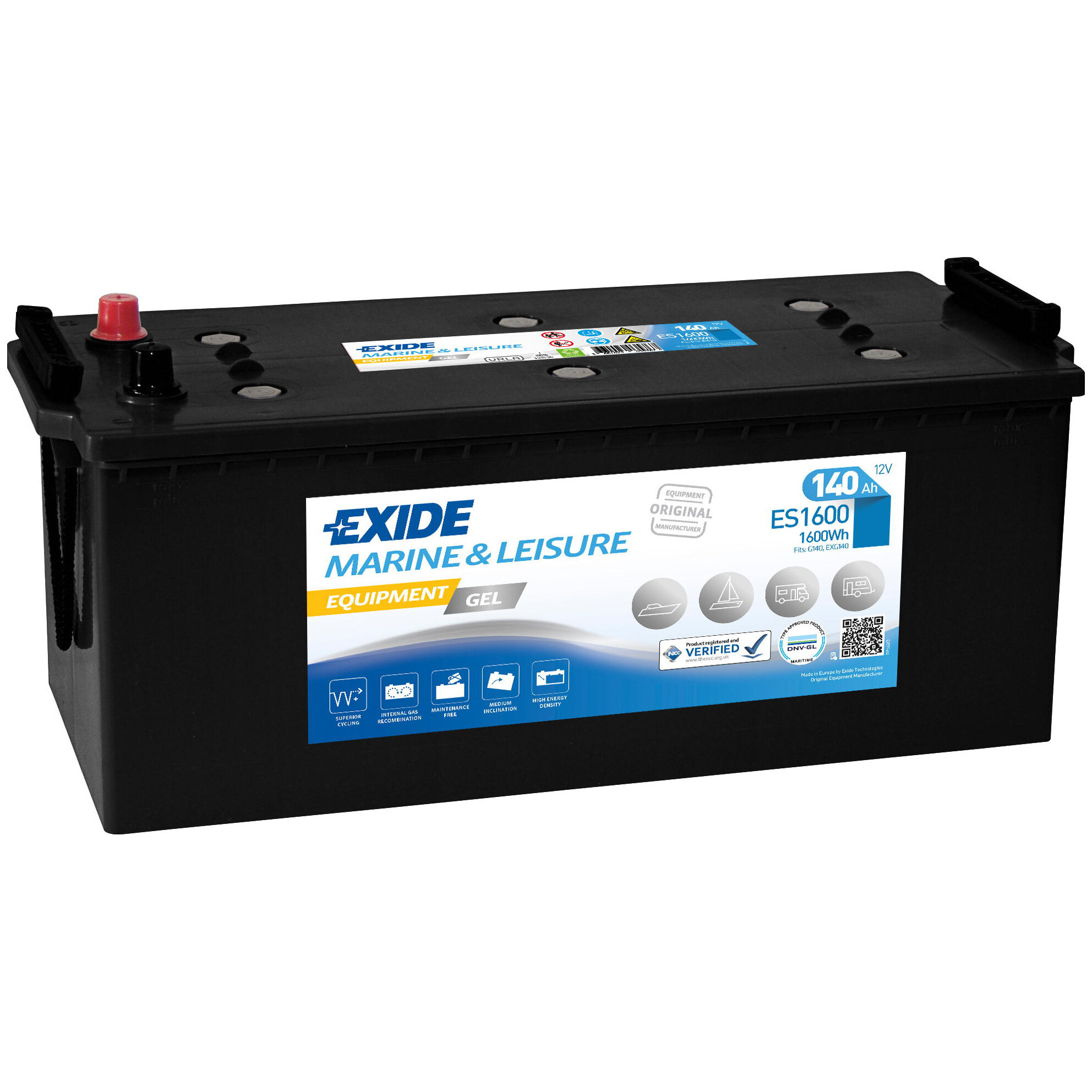 EXIDE Gel-Batterie ES1600 140Ah