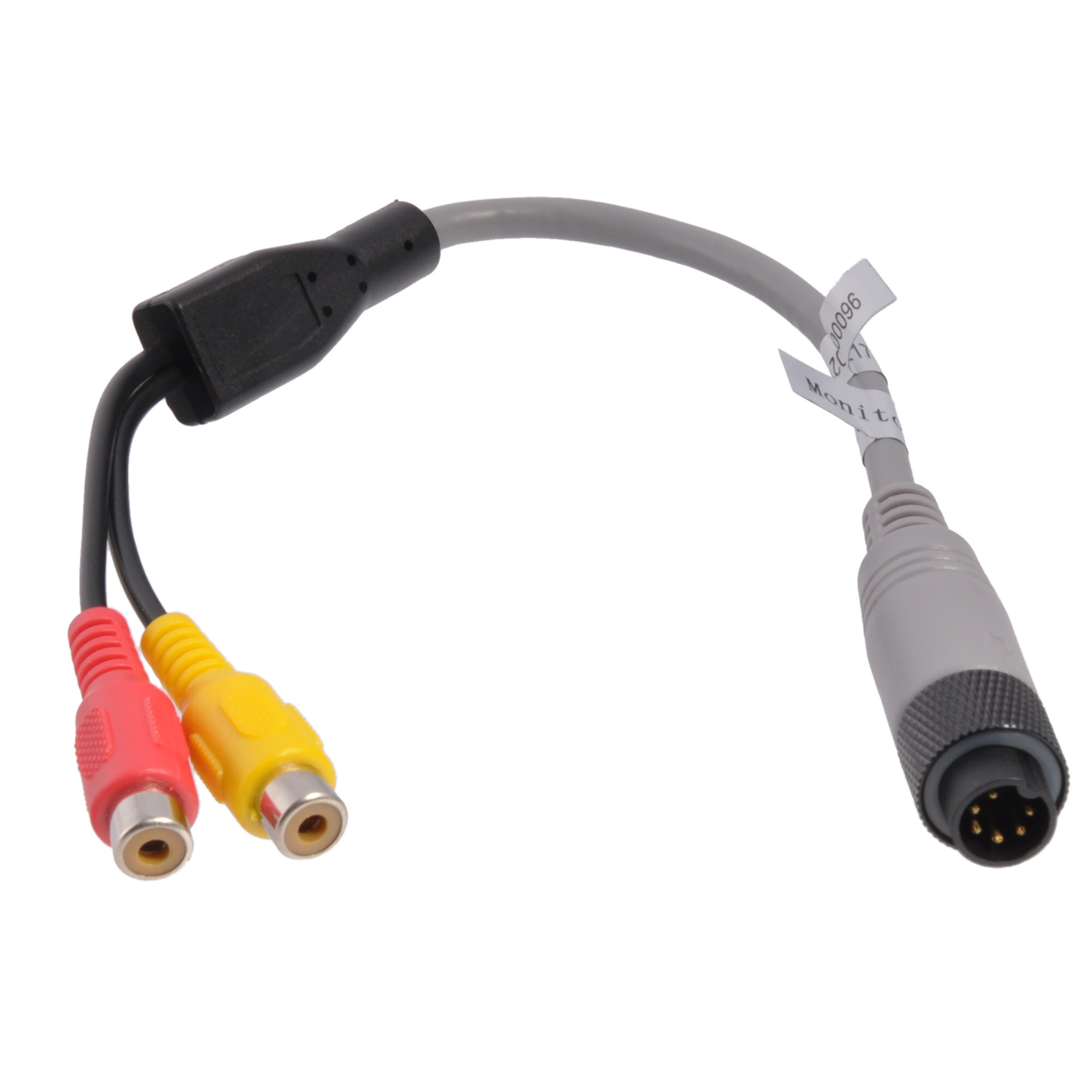 Dometic Adapter Monitor, 6-poliger Schraubstecker auf Cinchbuchsen