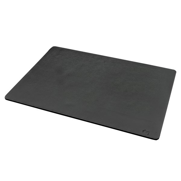 Silwy Metall-Nano-Gel-Matte mit Ledercoating 40x27cm schwarz