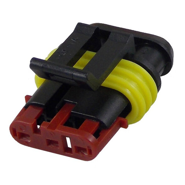 Superseal Buchsengehäuse, 3, 3 Pol