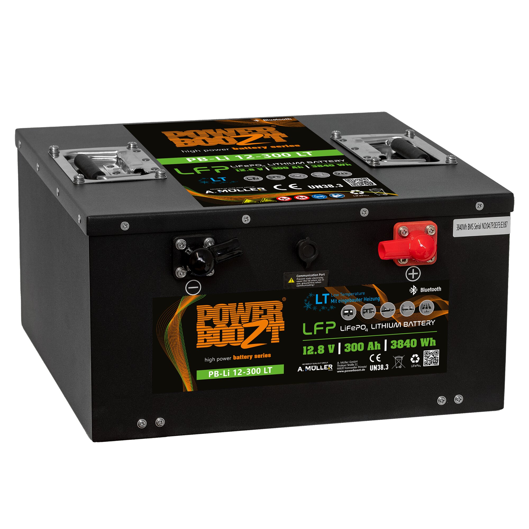 PowerBoozt Lithium Kaltwetterbatterie, 300 Ah, PB-LI 300LT Untersitz