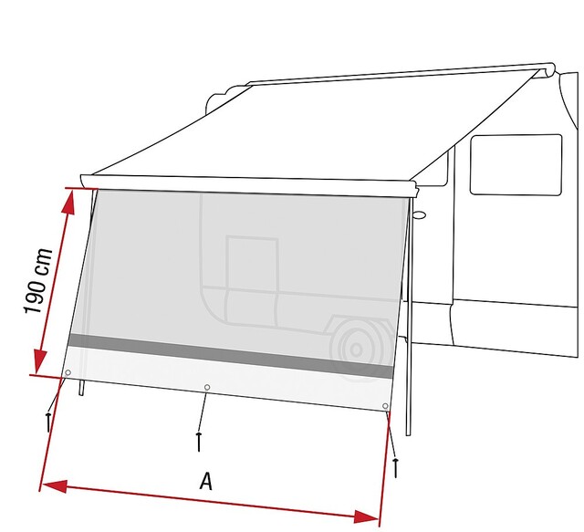 Fiamma Sun View XL Front 450m 