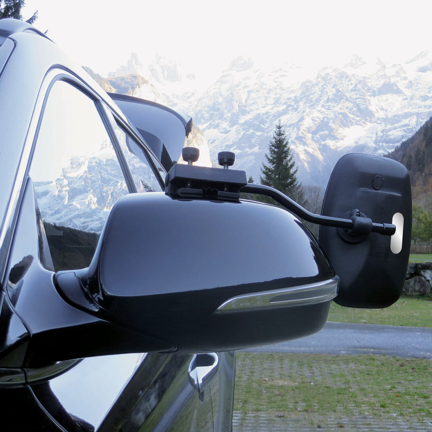 Emuk Universalspiegel XL für fast alle KFZ mit einstellbar Spiegelglas