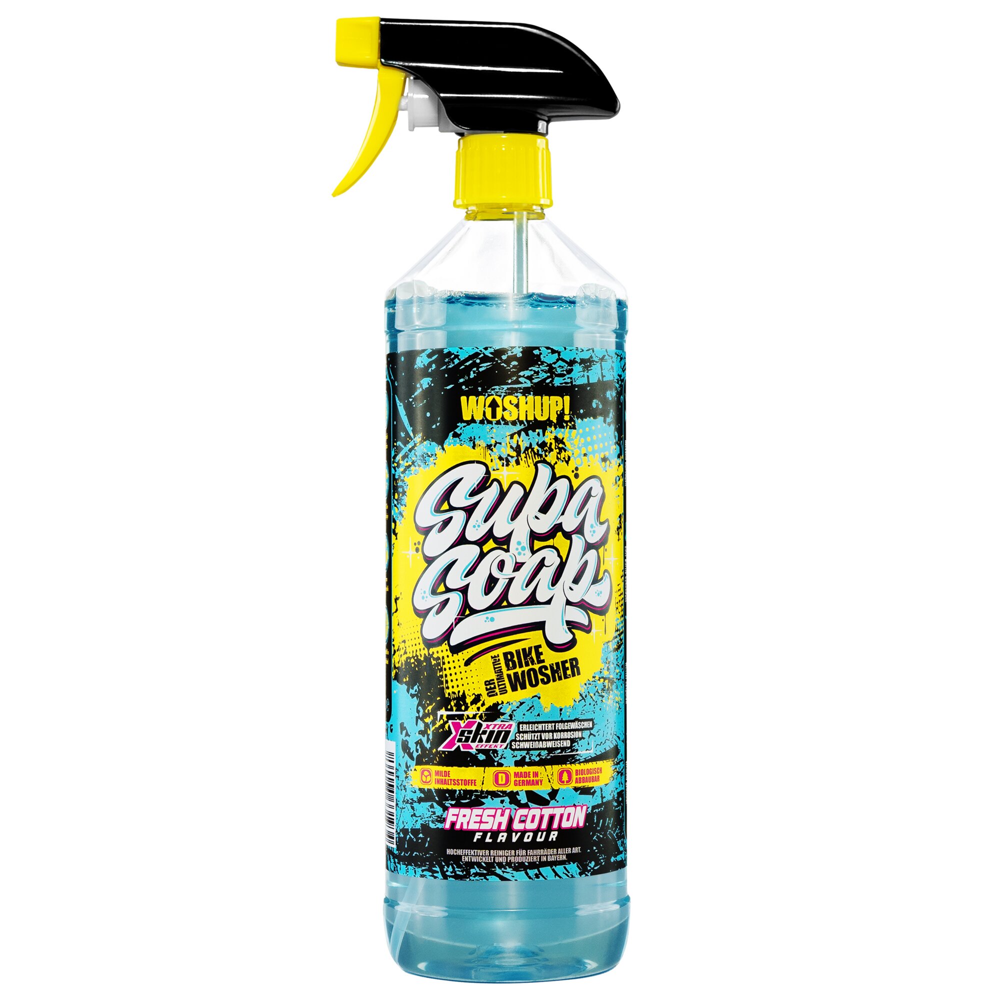 Woshup Fahrradreiniger Supa Soap, Fresh Cotton, 1 Liter