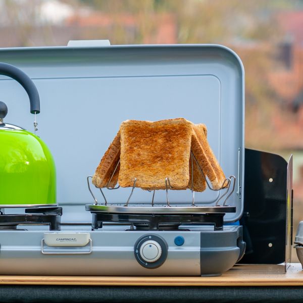  Camping-Toaster Edelstahl