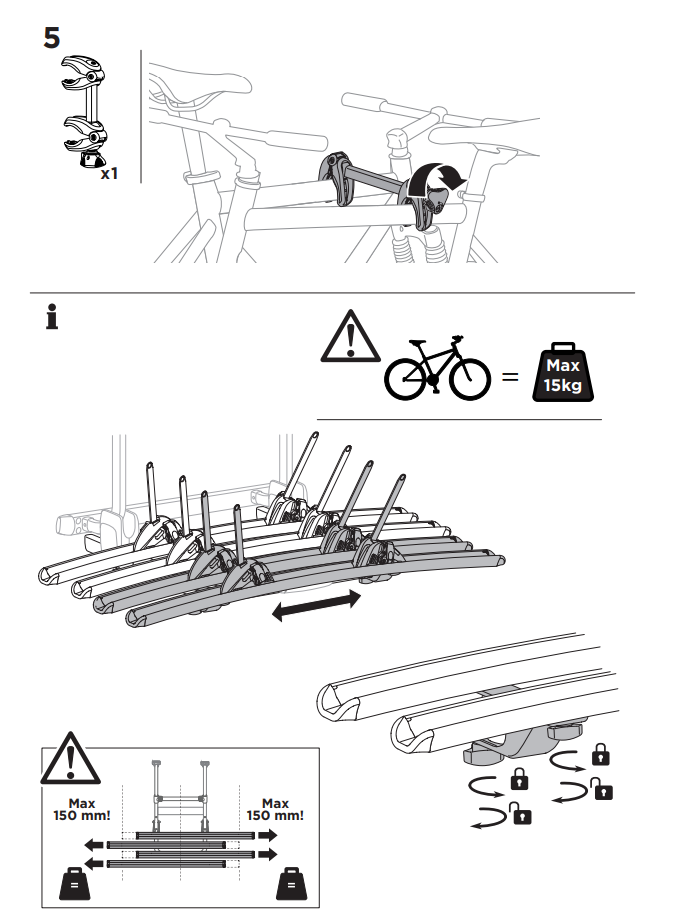 Thule Erweiterung-Satz für 4 Bike