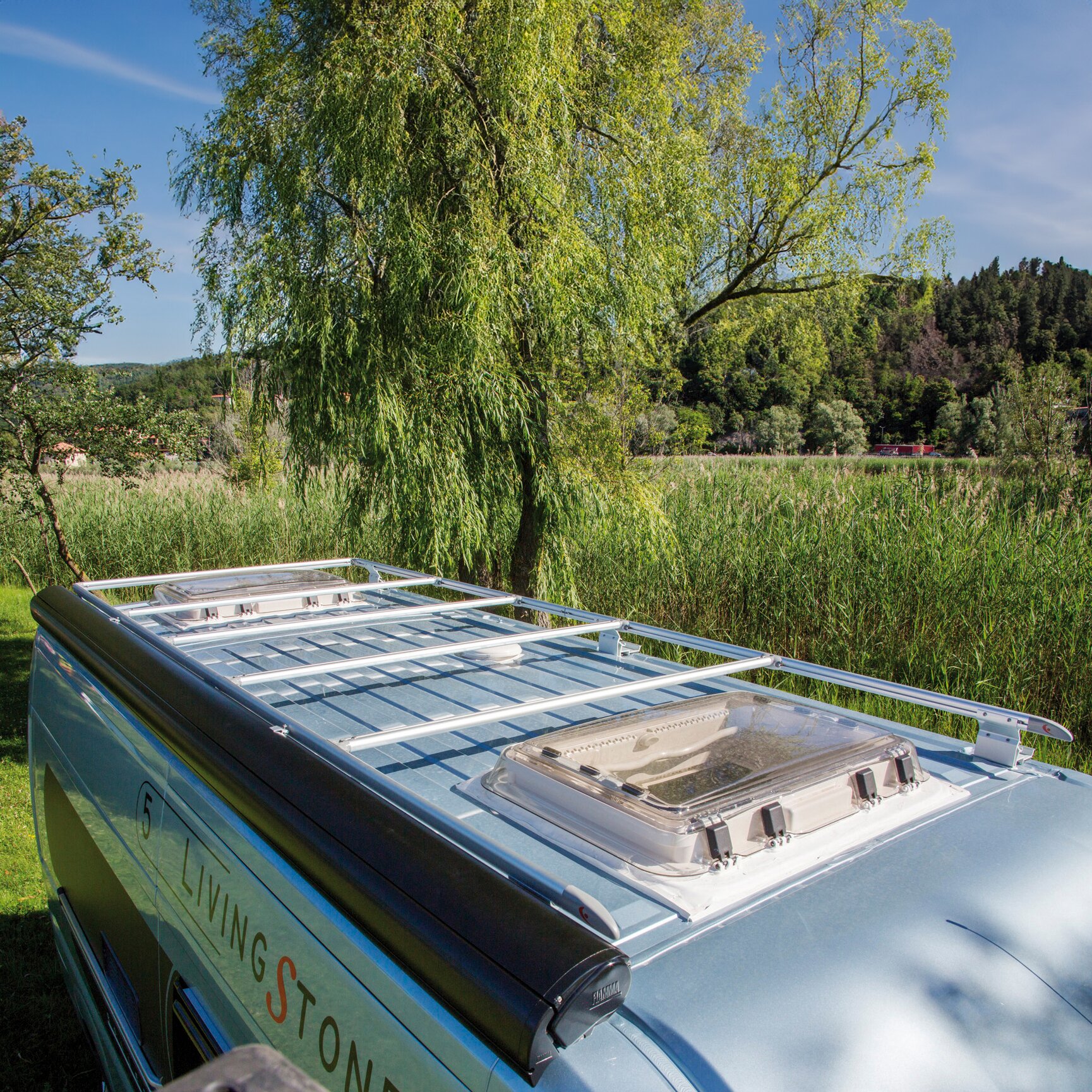 Fiamma Dachreling/Adapter Fiamma F65 Ducato kurzer und langer Radstand