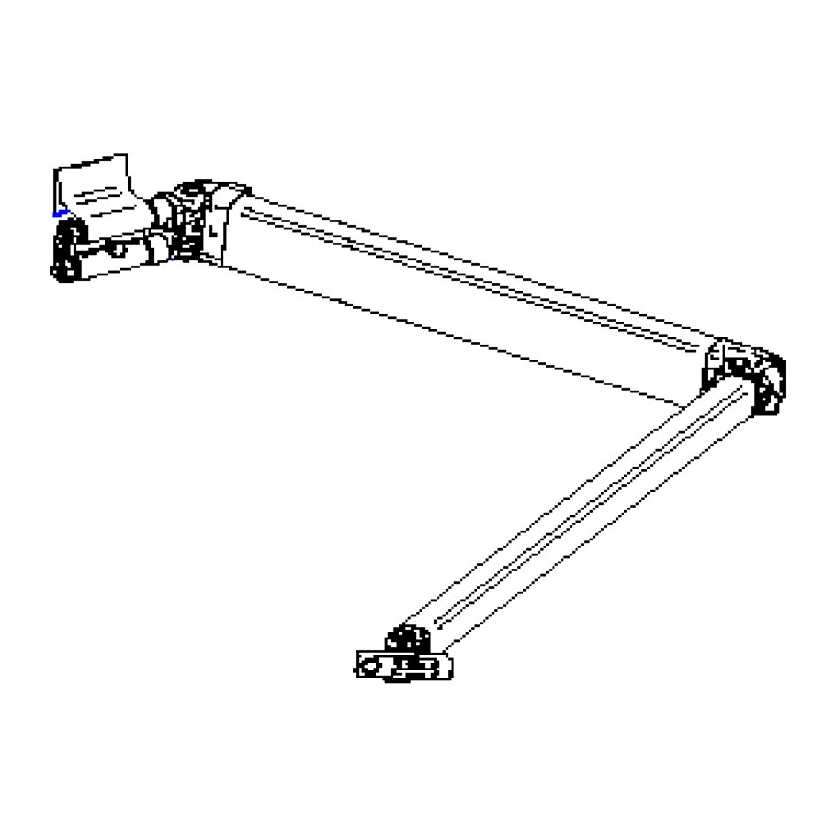 Thule Gelenkarm 2,25 m links TO 4900 4 - 4,5 m, eloxiert