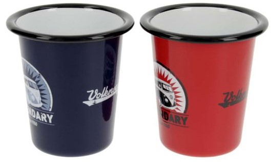 VW Collection VW T1 Becher Emaille 2er