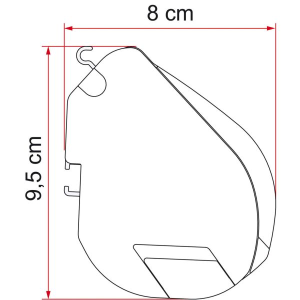 Fiamma Dachmarkise F35pro Kompakt  2.7m