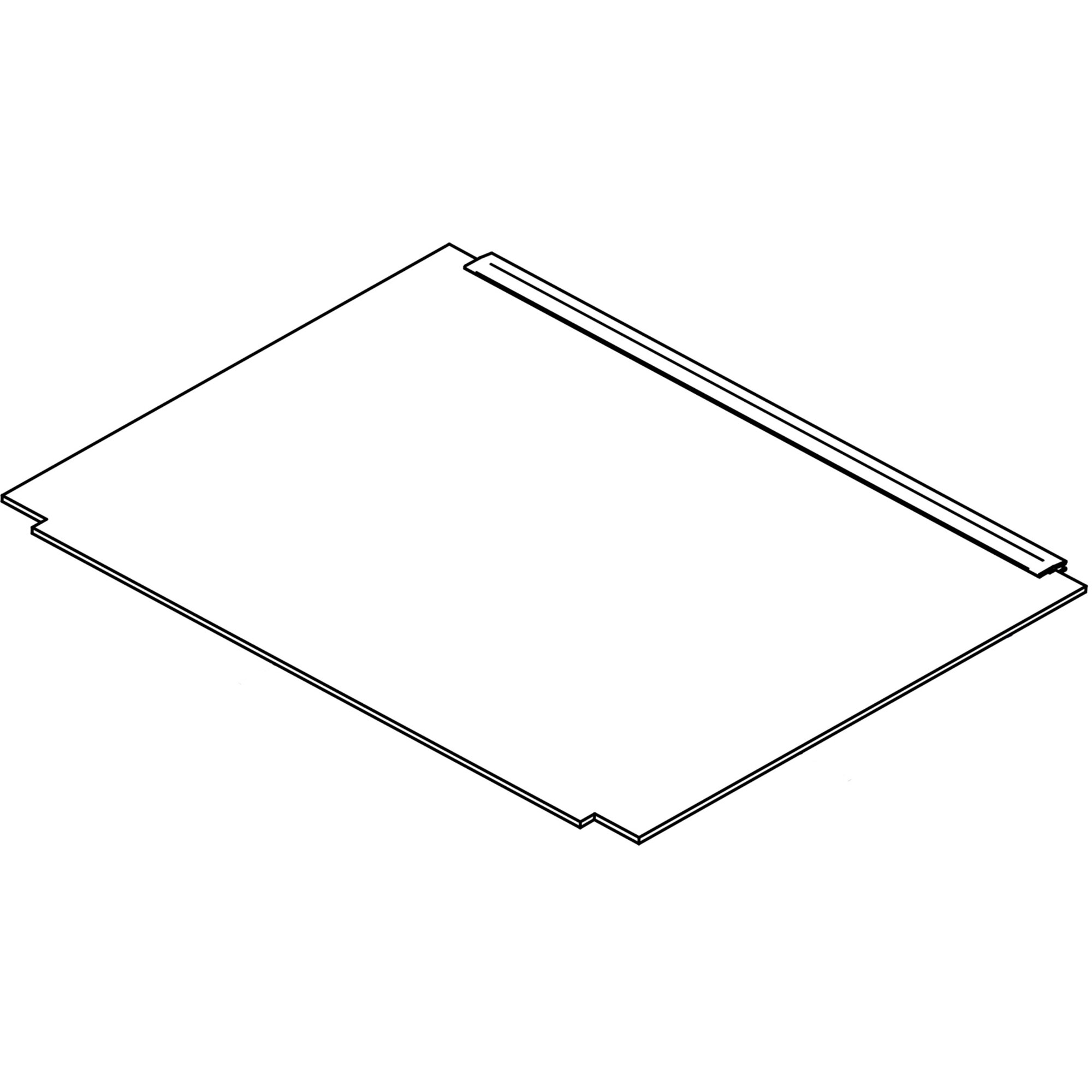 Thule Gehäuseplatte oben Thule Slide-Out G2 Crafter 550