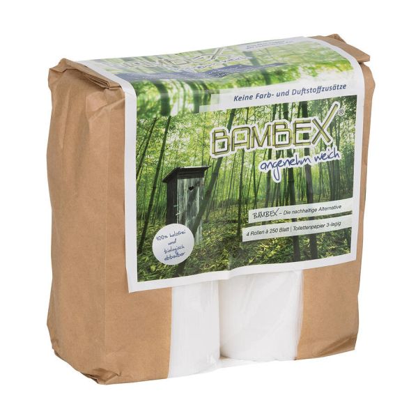 Bambex Toilettenpapier 4er