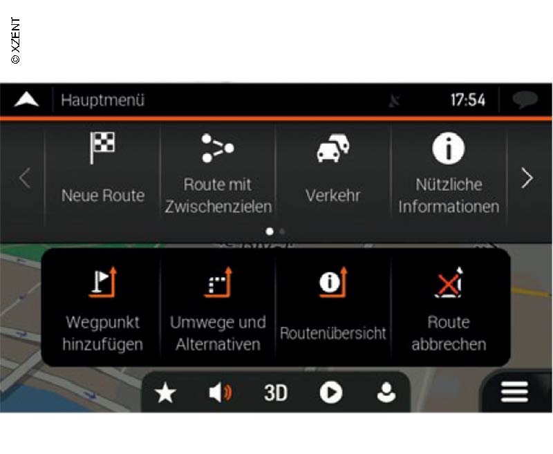 Xzent Navigationssoftware XZENT X-MAP27-MH1 für Reisemobile 1 Jahr Updates