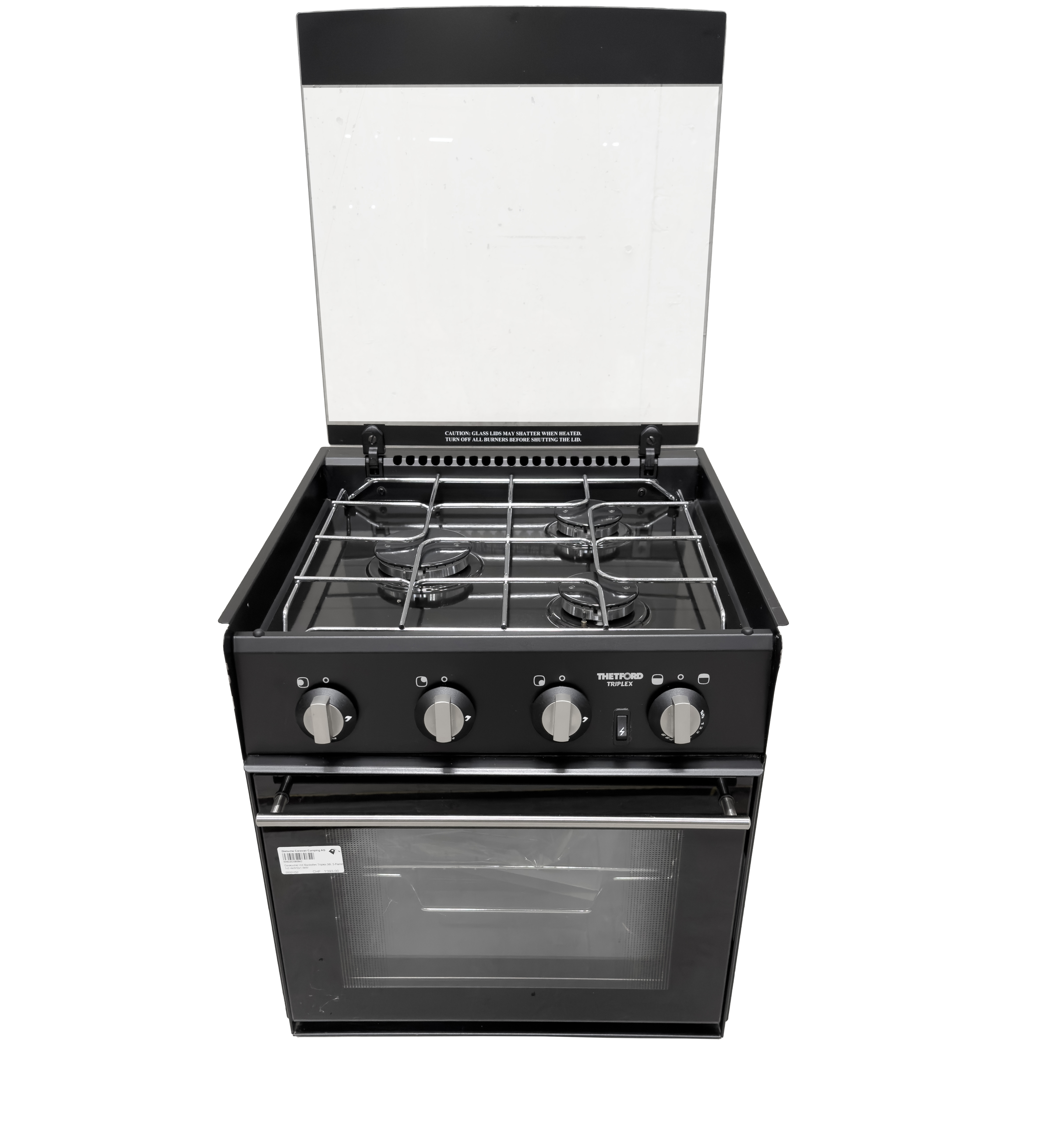 Thetford Gaskocher mit Backofen Triplex 36l / schwarz