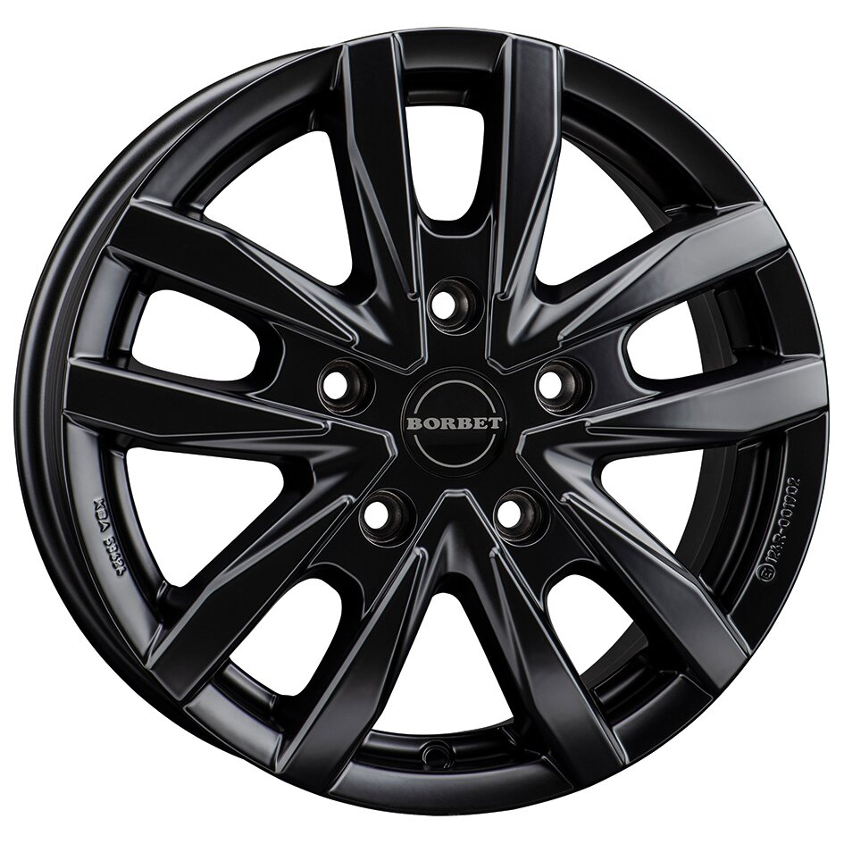 Borbet Aluminiumfelge Borbet CW5, black matt, 16 Zoll für Fiat Ducato mit Heavy-Chassis