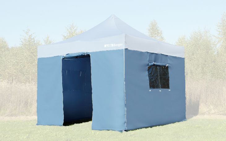 Berger Seitenwand 4er Set für Berger Faltpavillion 3x3m