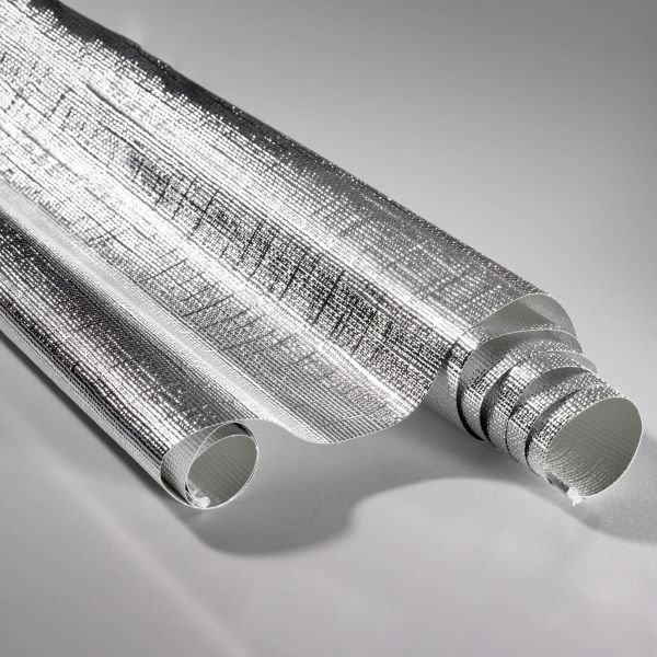 Dometic Verdunkelungsrollostoff genäht mit Keder, cremeweiss, 2000 mm