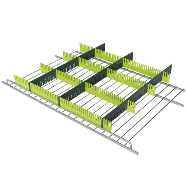 Purvario Stauleiste für Kühlschränke, lime, 8er-Set