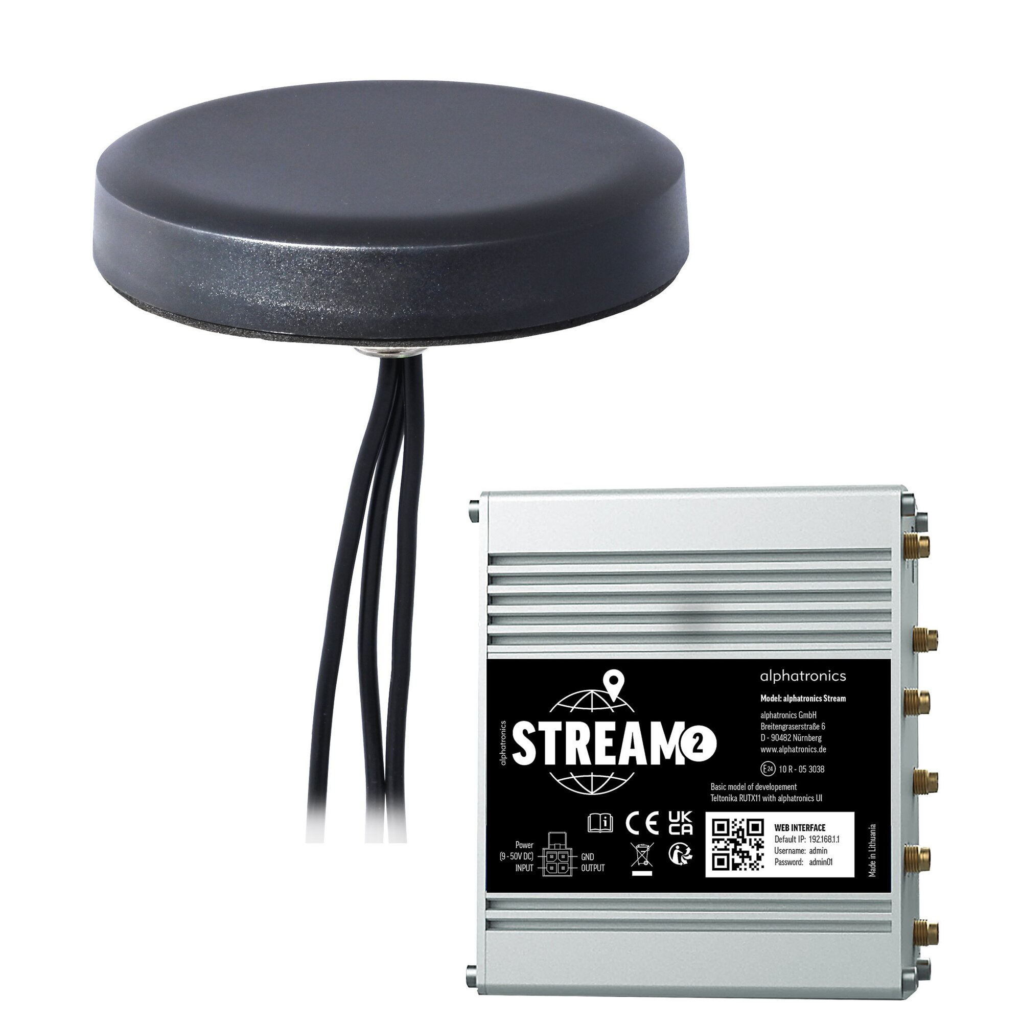 alphatronics LTE/WiFi-Routerset alphatronics Stream 2