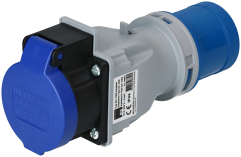 Max Hauri Adapter CEE-Stecker/Steckdose