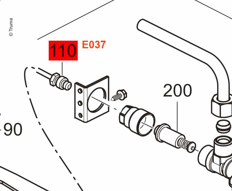 Truma Thermoelement 250mm