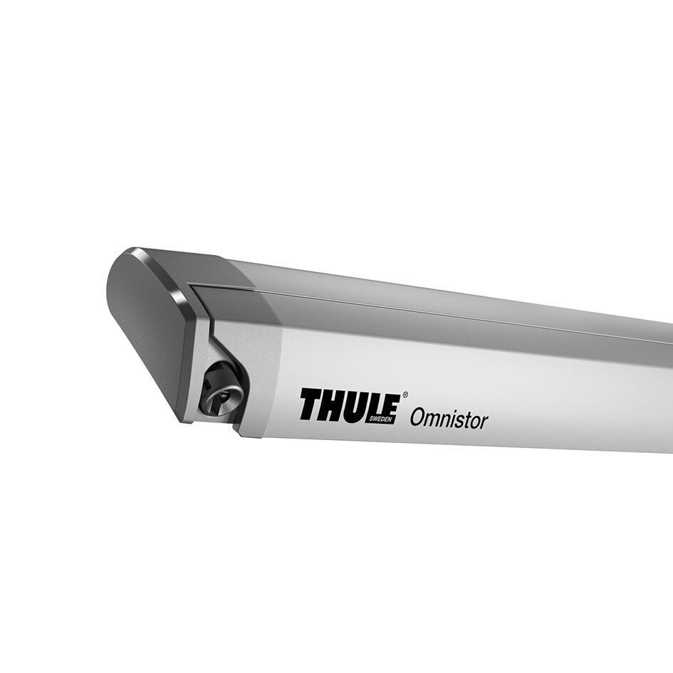 Thule Dachmarkise 6300, 4m, Mystic Grau, Gehäuse eloxiert, Kappen: grau