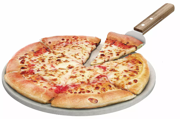 Feuerdesign Pizzastein mit Schaufel ø30cm