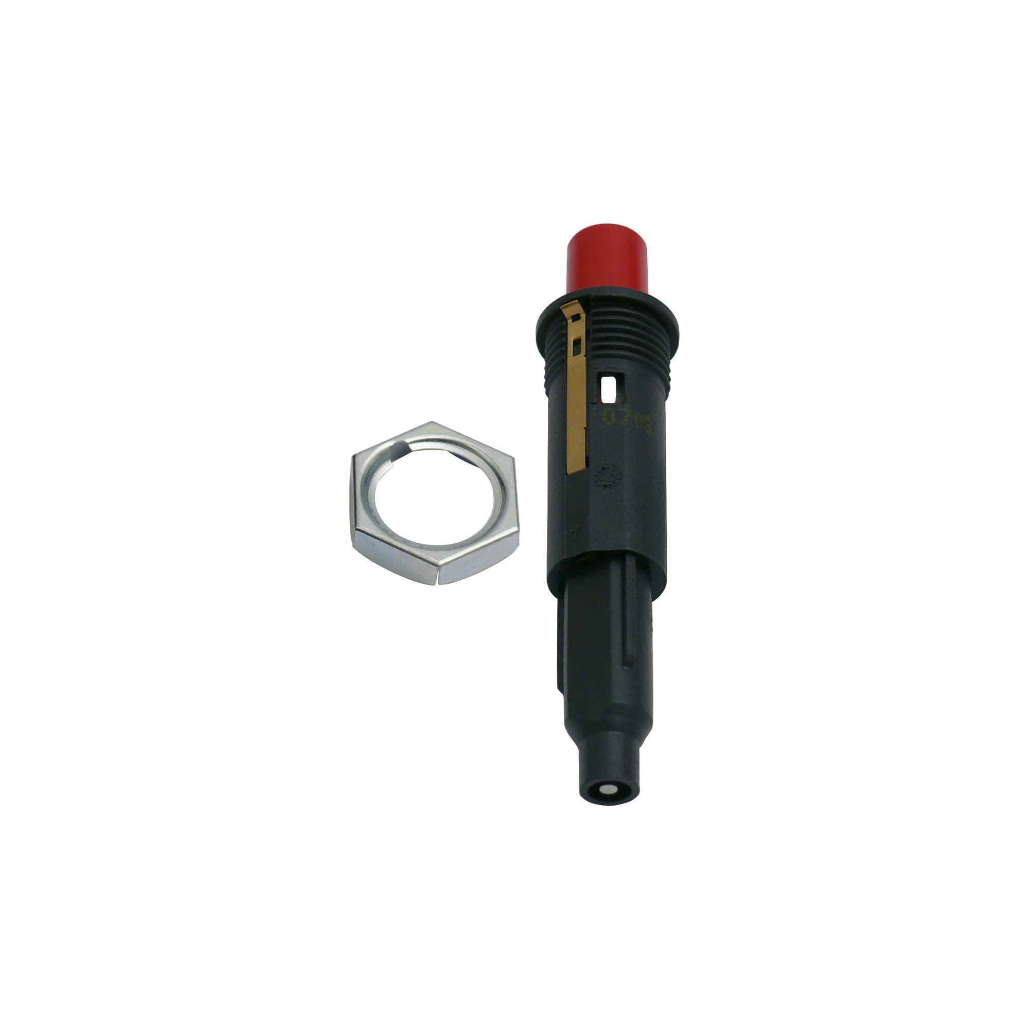 Piezo-Zünder für Blecharmaturenhalter, rot für Dometic-Kühlschränke