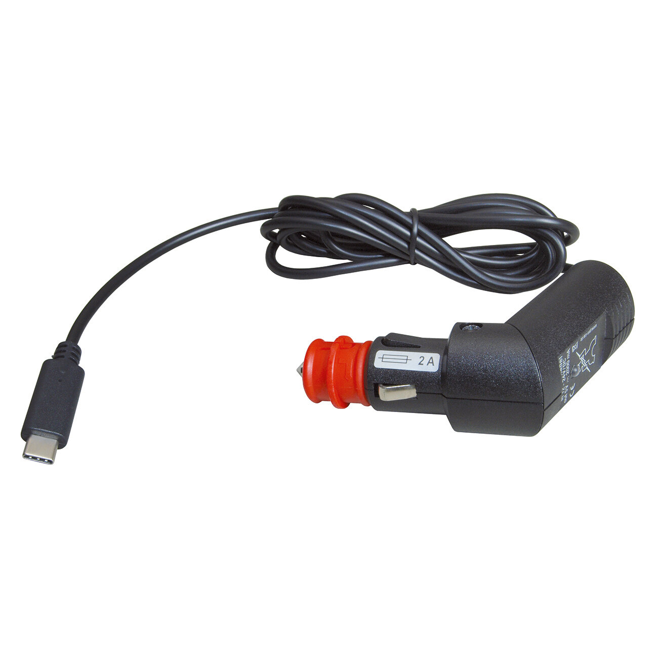 Pro Car USB-KFZ Ladekabel 12-24V, 5V, 3000mA, Kabellänge 1,8m