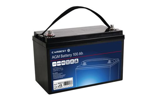Carbest AGM-Power Line Batterie100Ah Schraubpole