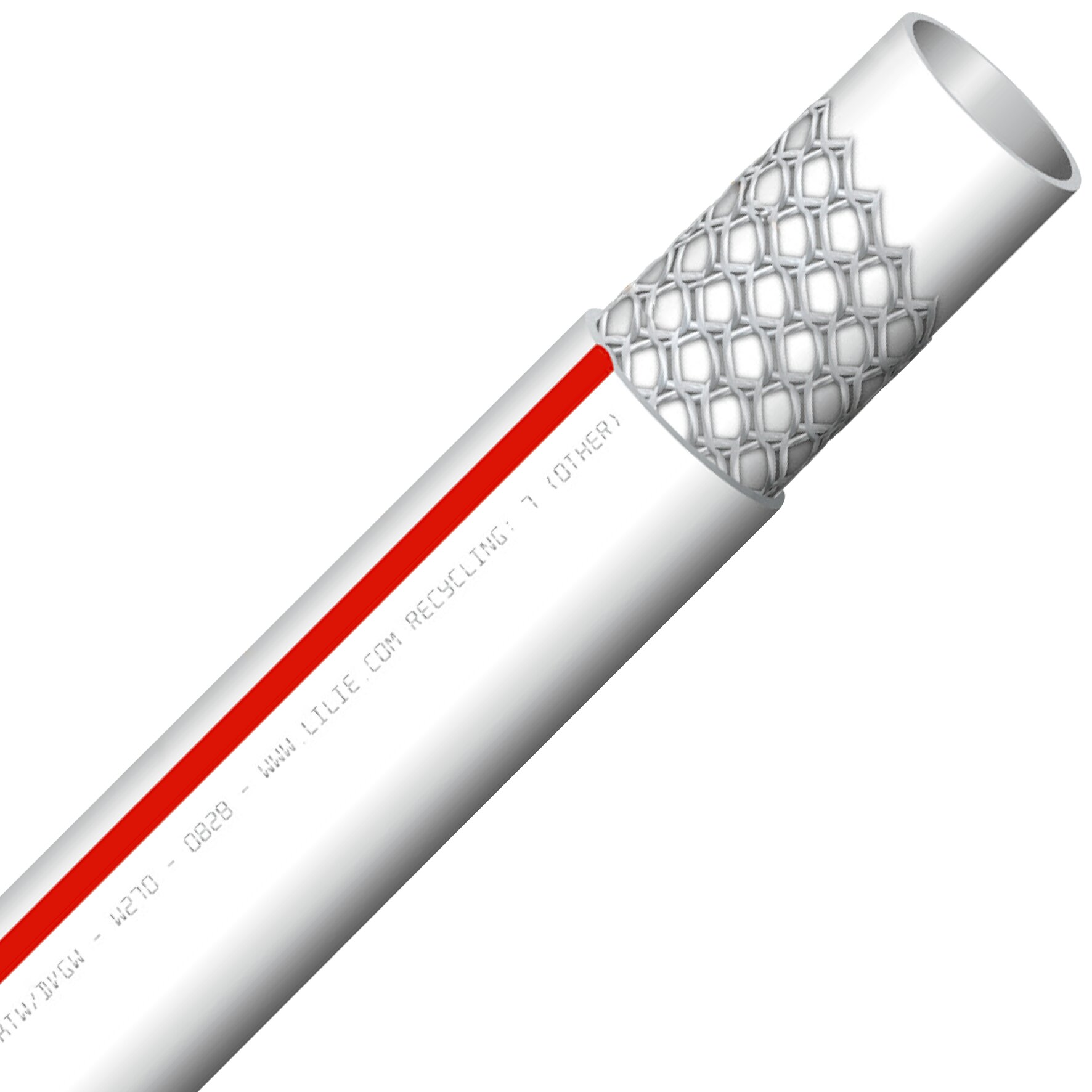 Lilie Trinkwasserschlauch WeissGELB warm, 10 x 16 mm, 10 m