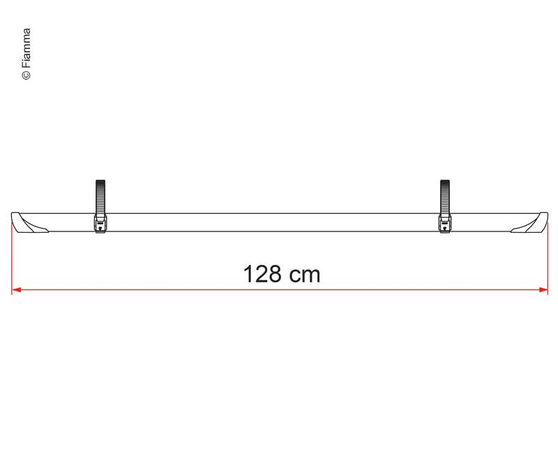 Fiamma Fahrradschiene Rail Quick Pro 128cm