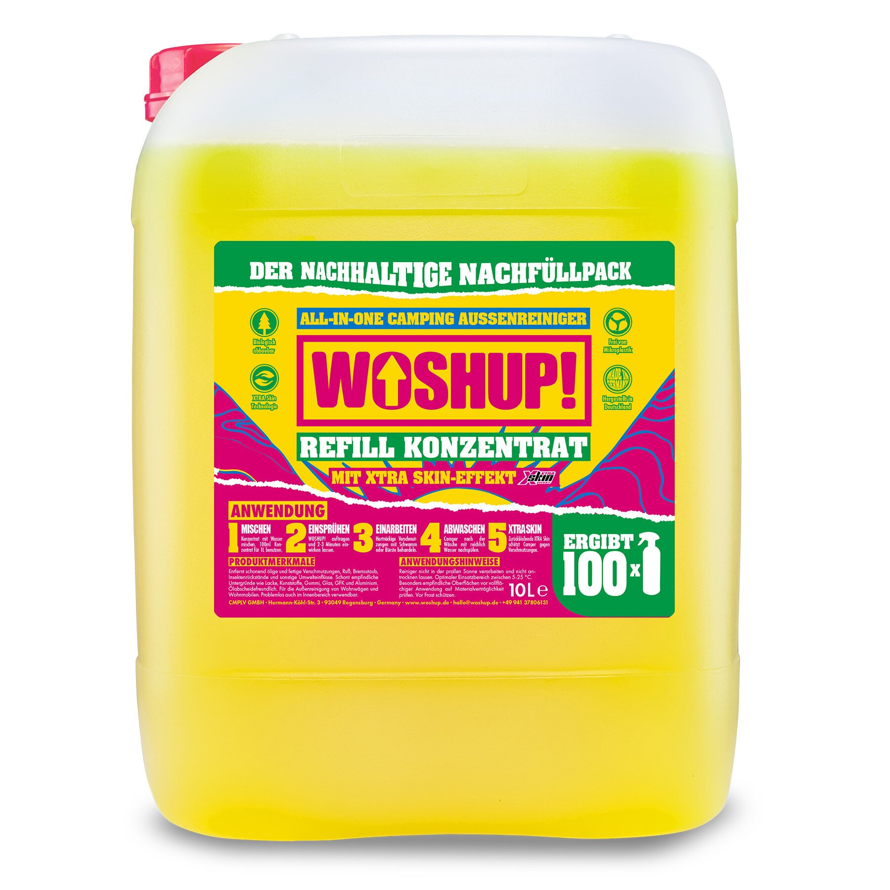 Woshup Camping Cleaner Refill Konzentrat, 10 l